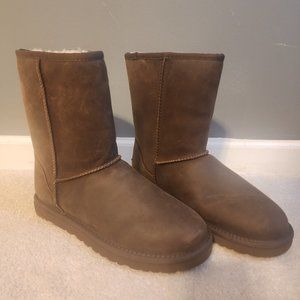 UGG classic short leather boots